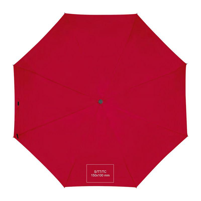 Umbrelă automată cu mâner în formă de carabină Roșu