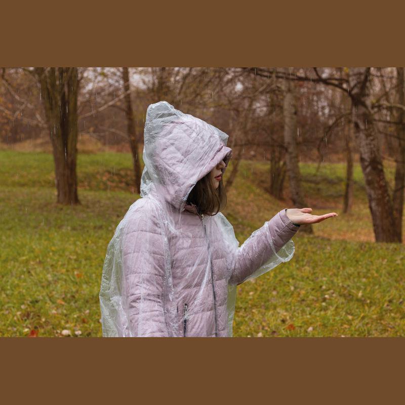Pelerină de ploaie transparentă Mixt XL