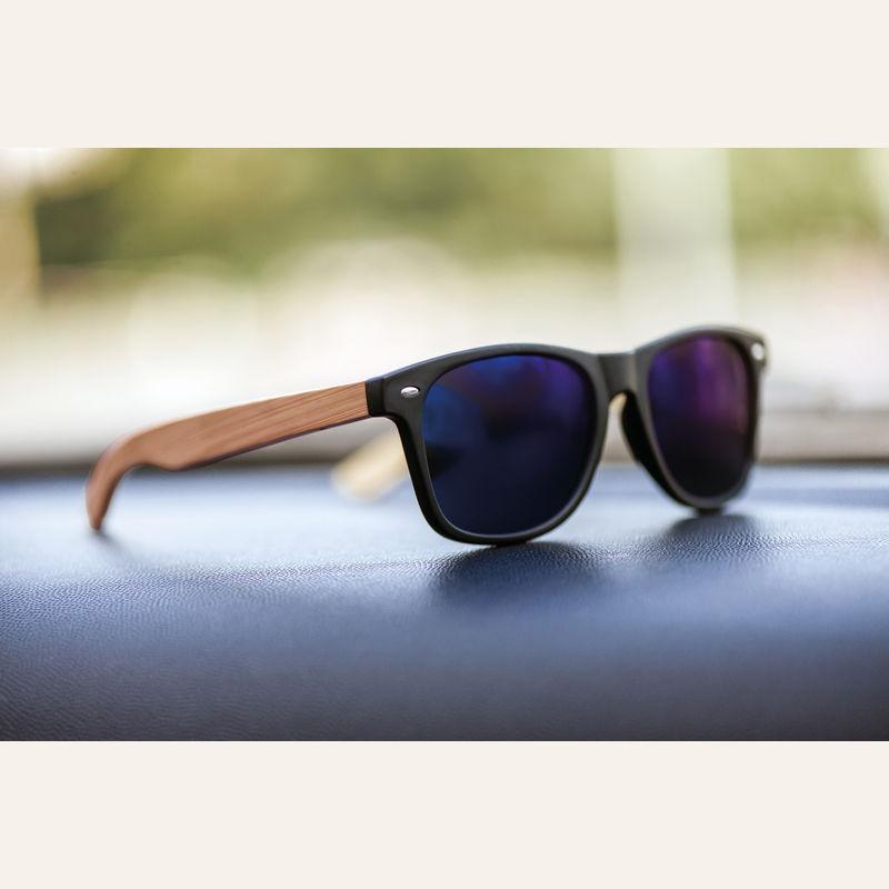 Ochelari de soare cu lentile negre Beige