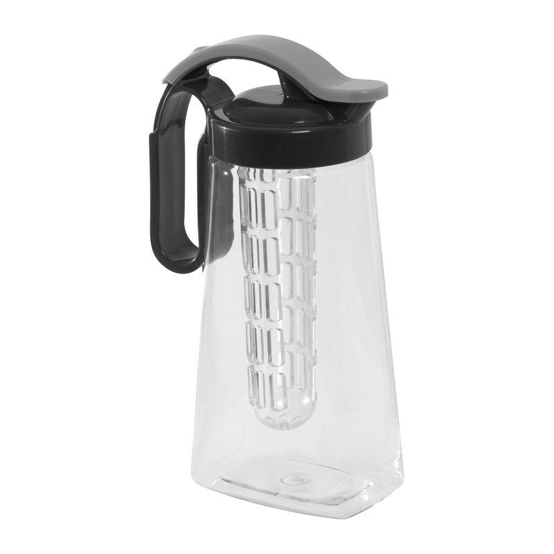 Recipient din plastic cu infuzor pentru fructe 1800 ml Gri-Argintiu