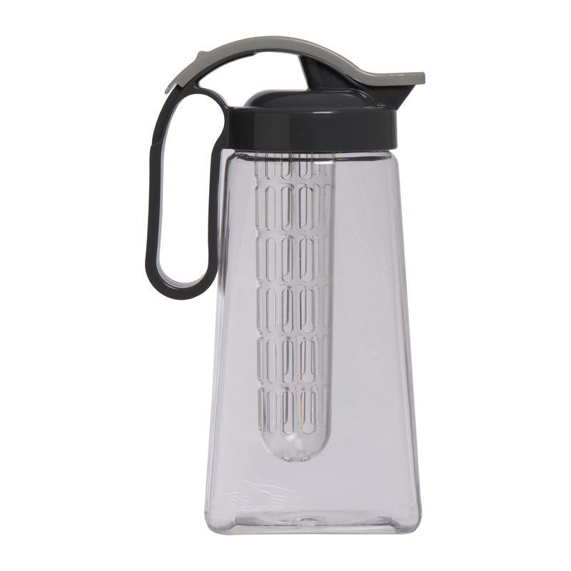 Recipient din plastic cu infuzor pentru fructe 1800 ml Gri-Argintiu