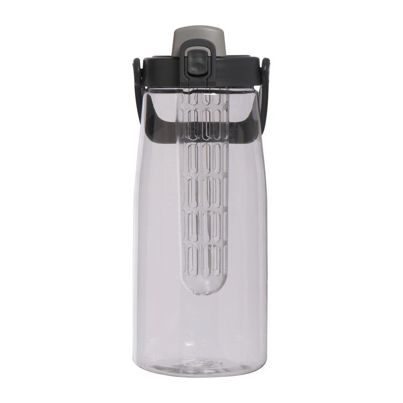 Recipient din plastic cu infuzor pentru fructe 2500 ml Gri-Argintiu