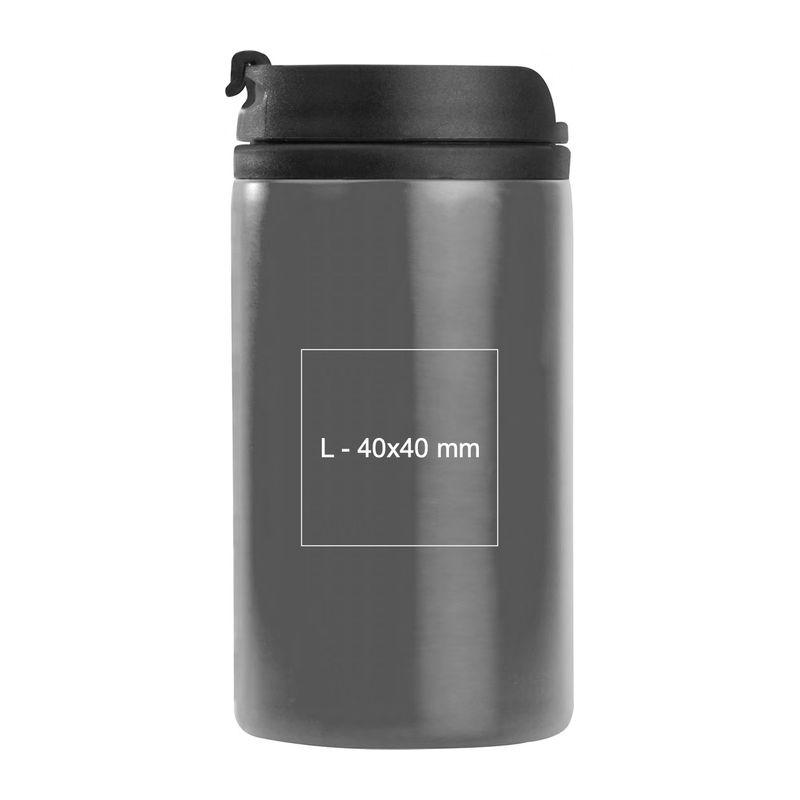 Recipient de băut din metal 250 ml Gri
