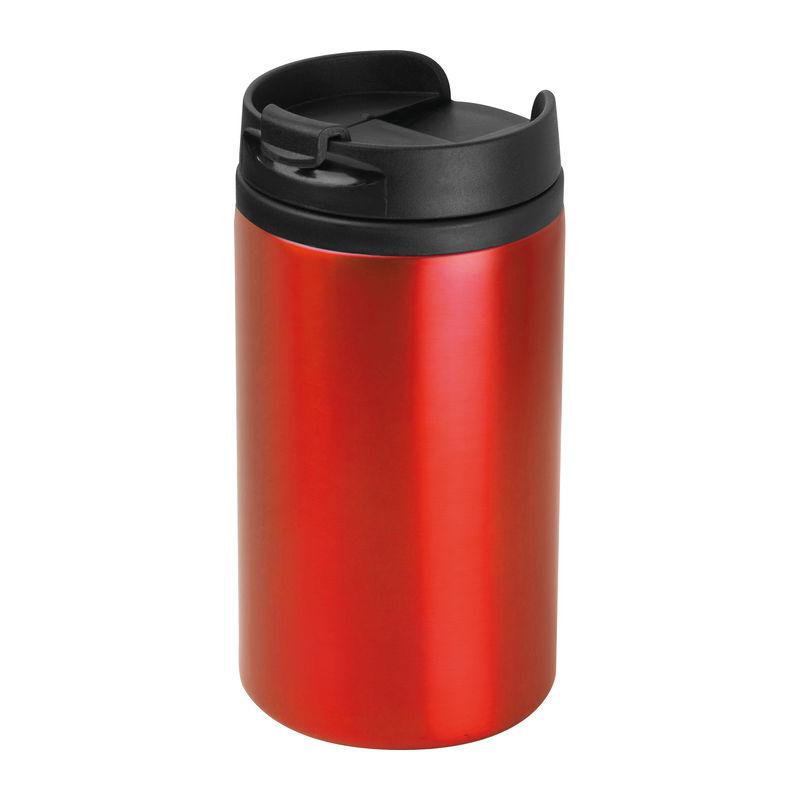 Recipient de băut din metal 250 ml Roșu