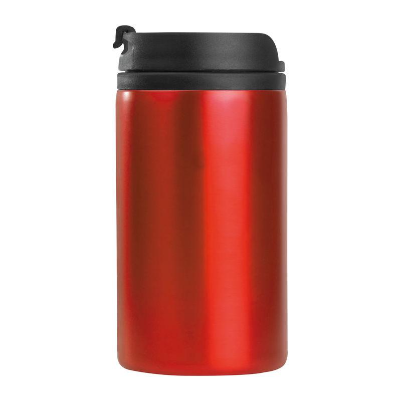 Recipient de băut din metal 250 ml Roșu