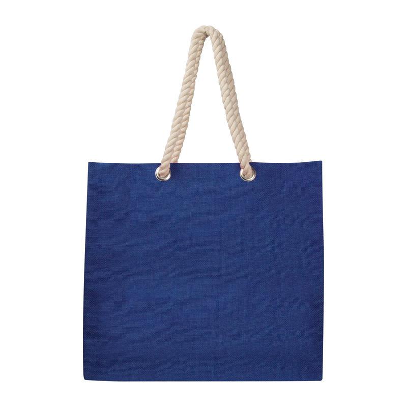 Sacoşă colorată din iută Orion Navy Blue