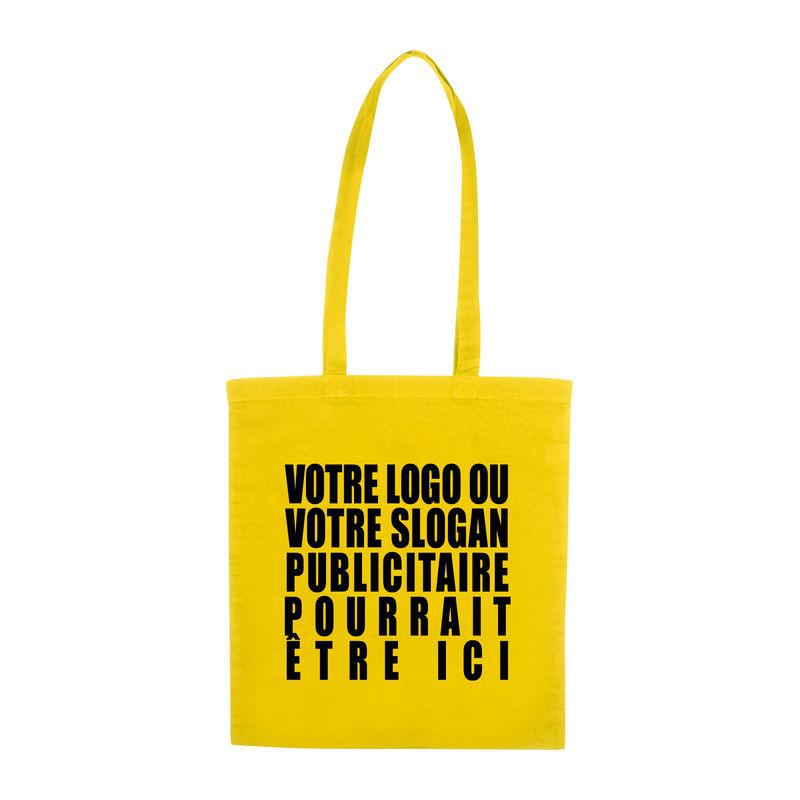 Sacoşă ecologică de cumpărături cu mânere lungi Galben