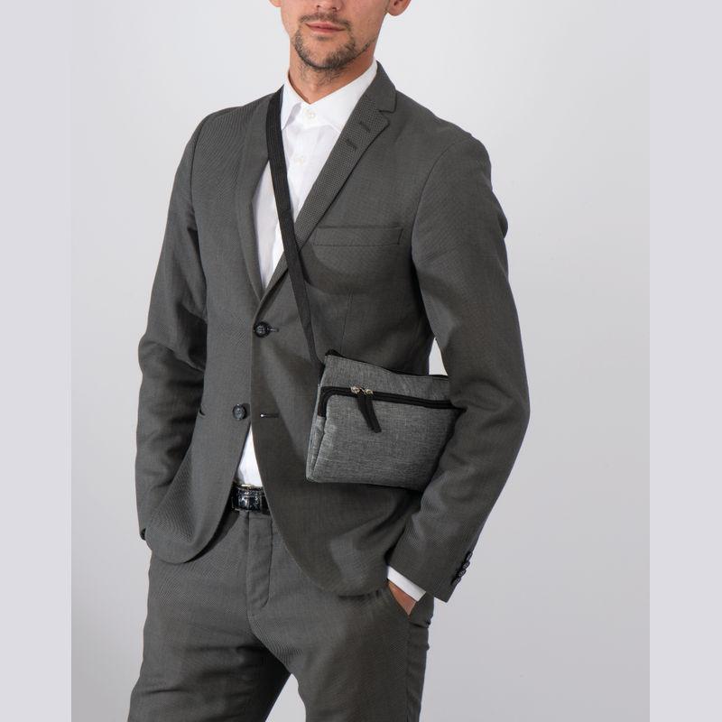 Geantă de umăr din polyester 300D Gri