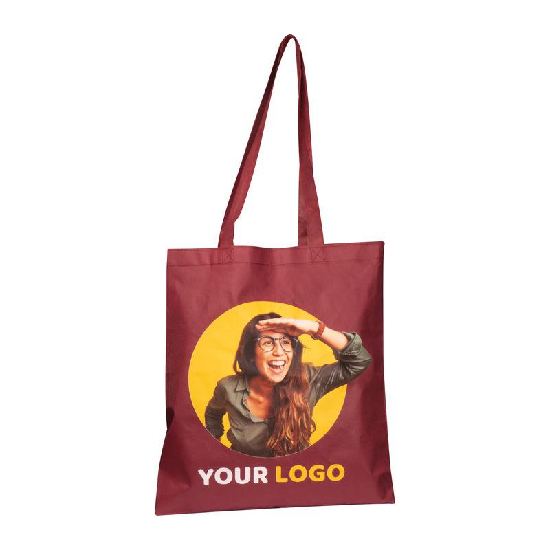 Sacoşă de cumpărături din material nețesut Bordeaux