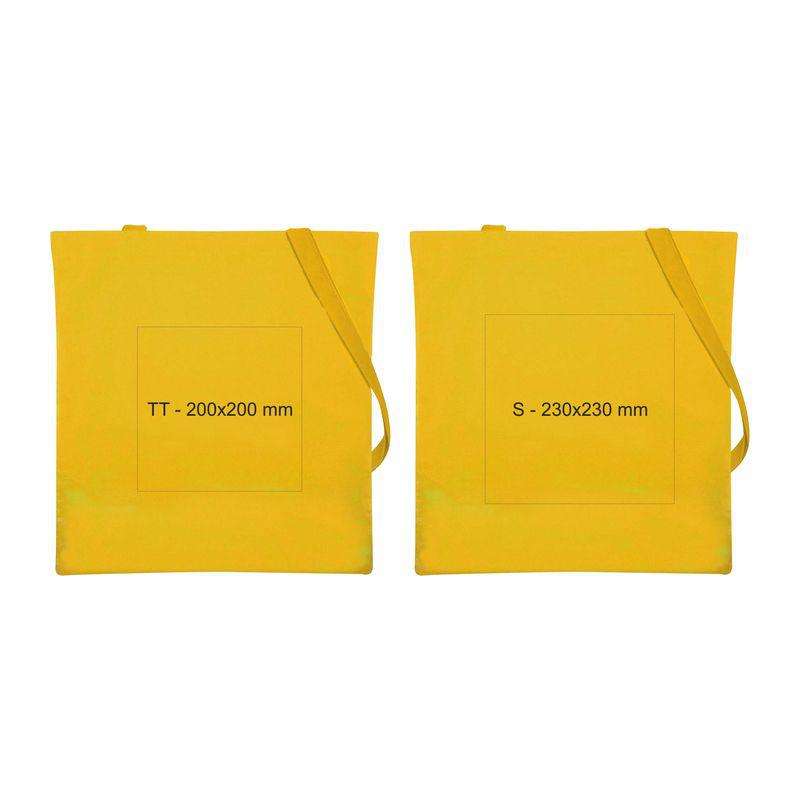 Sacoşă de cumpărături din material nețesut Galben