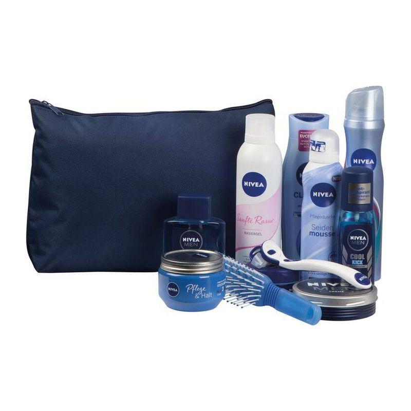 Geantă mare pentru cosmetice Albastru Inchis