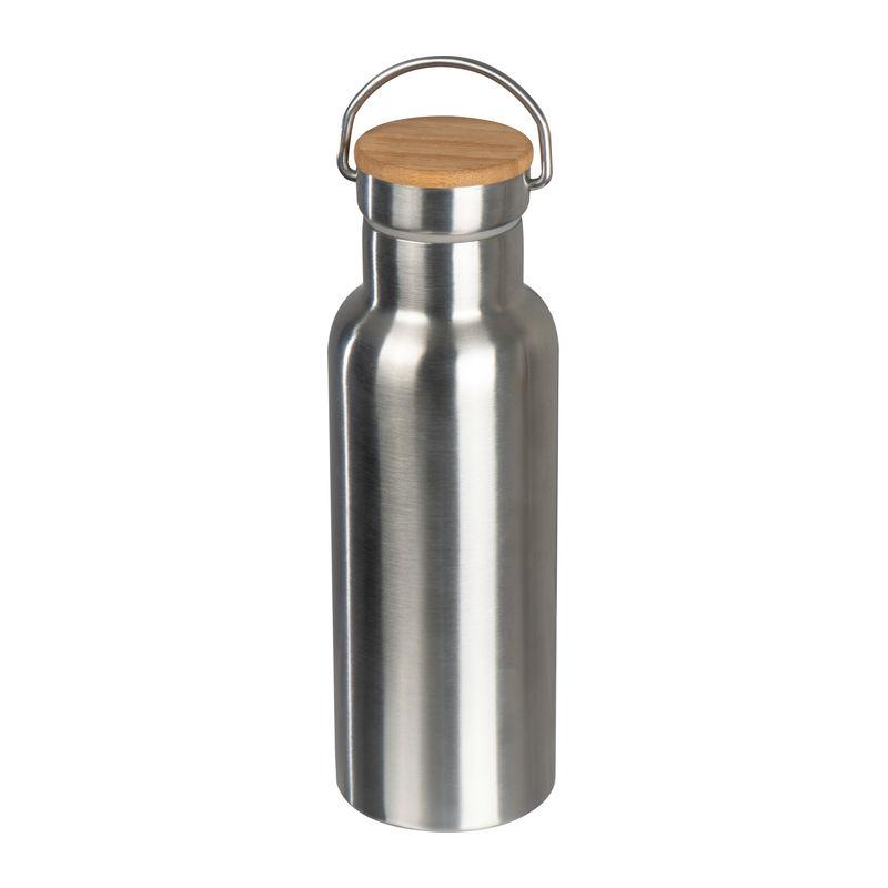 Sticlă de băut din inox cu mâner Gri