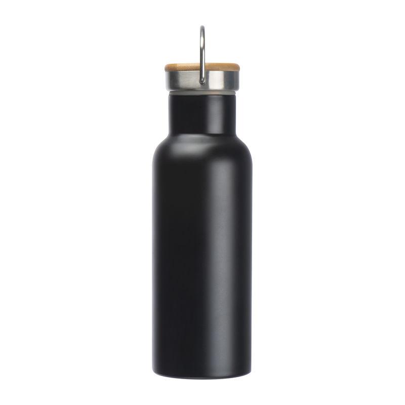 Sticlă de băut din inox cu mâner Negru