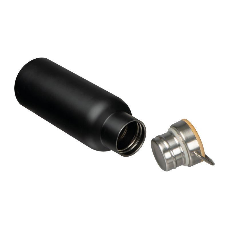 Sticlă de băut din inox cu mâner Negru