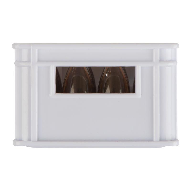 Desfăcător sticlă în formă de navetă de bere Alb