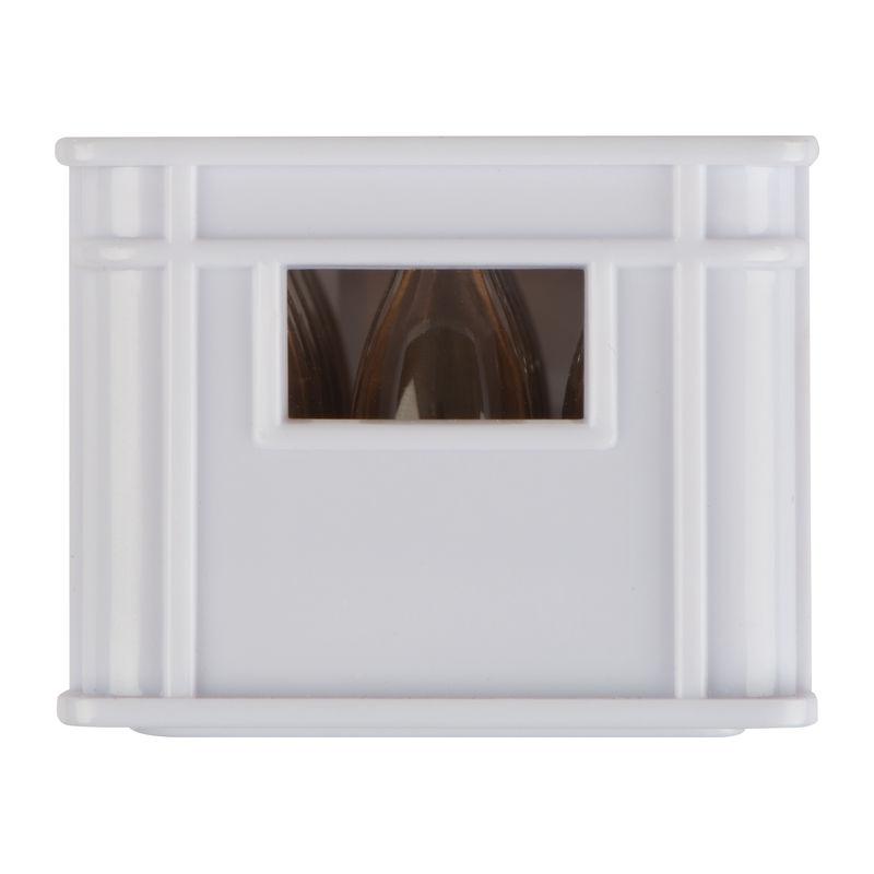 Desfăcător sticlă în formă de navetă de bere Alb