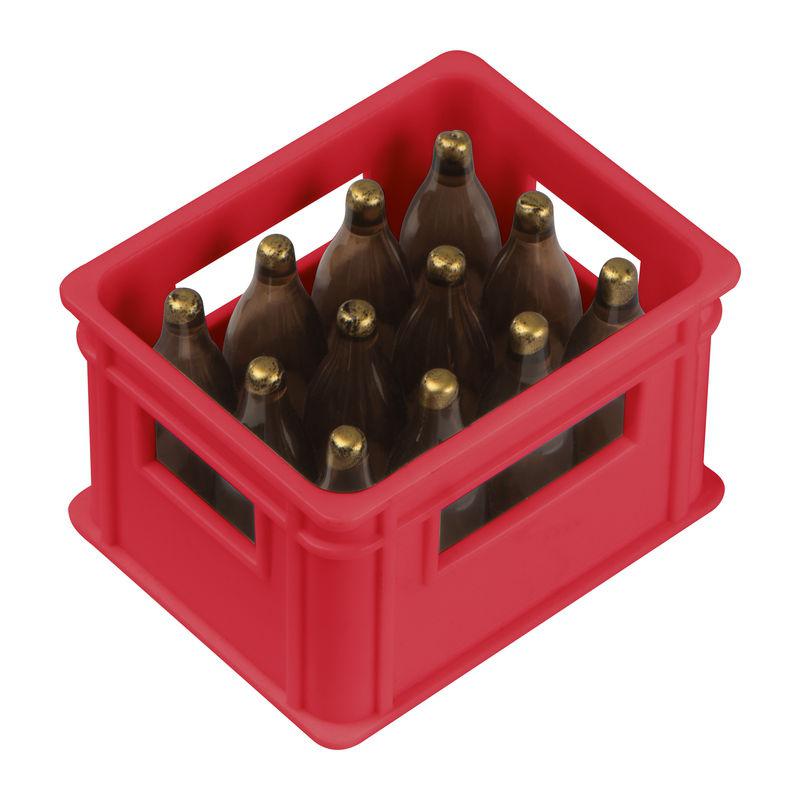 Desfăcător sticlă în formă de navetă de bere Roșu