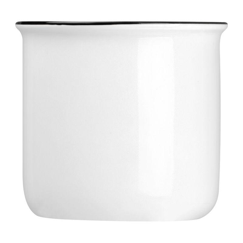 Cană ceramică 350 ml Retro Alb