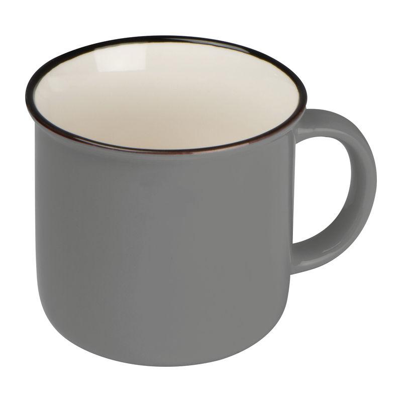 Cană ceramică 350 ml Retro Gri