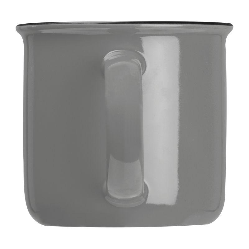 Cană ceramică 350 ml Retro Gri