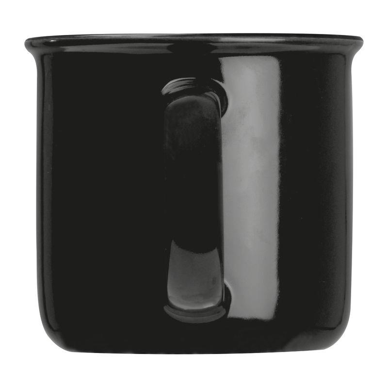 Cană ceramică 350 ml Retro Negru