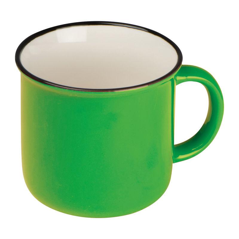 Cană ceramică 350 ml Retro Verde