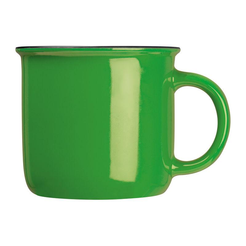 Cană ceramică 350 ml Retro Verde