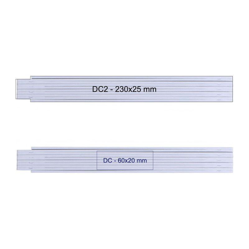 Metru tâmplărie - 2 m Alb