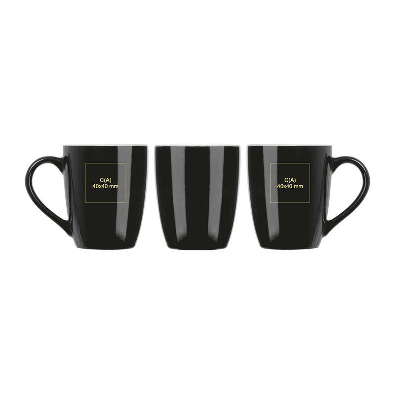 Cană ceramică 300 ml Negru