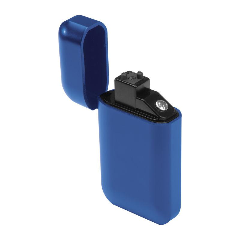 Brichetă din plastic mat cu încărcare USB Albastru