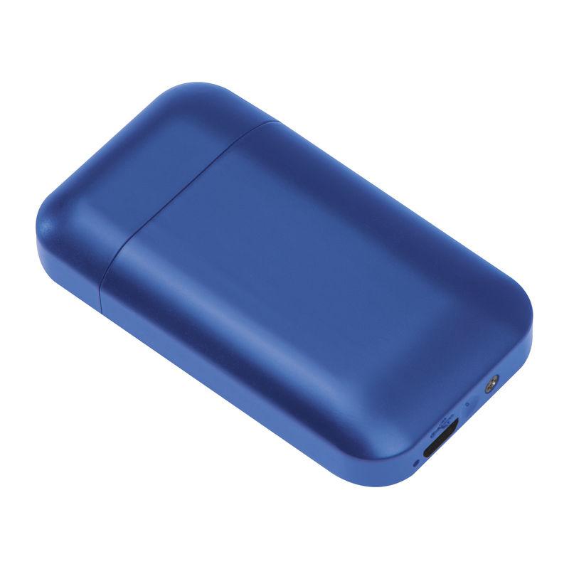 Brichetă din plastic mat cu încărcare USB Orion Navy Blue