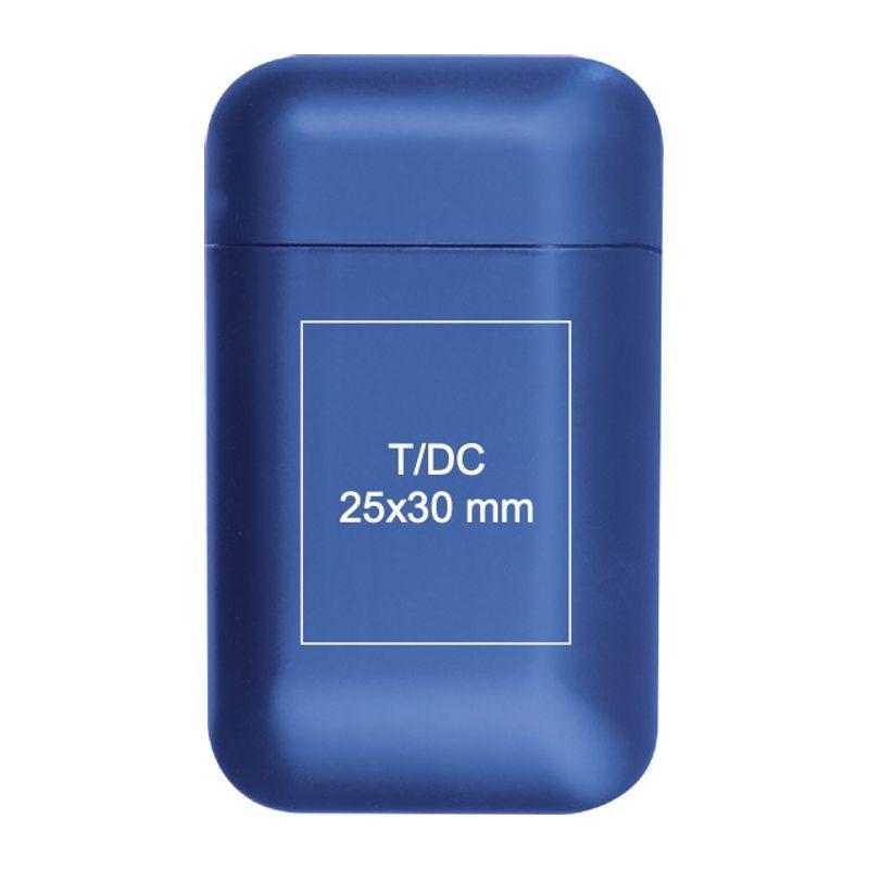 Brichetă din plastic mat cu încărcare USB Orion Navy Blue