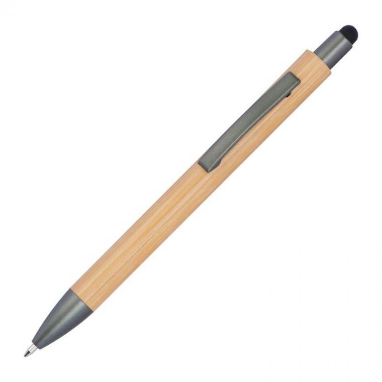 Touchpen din bambus Beige
