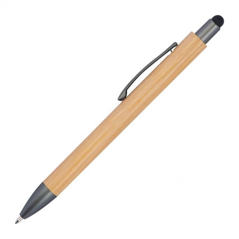 Touchpen din bambus Beige