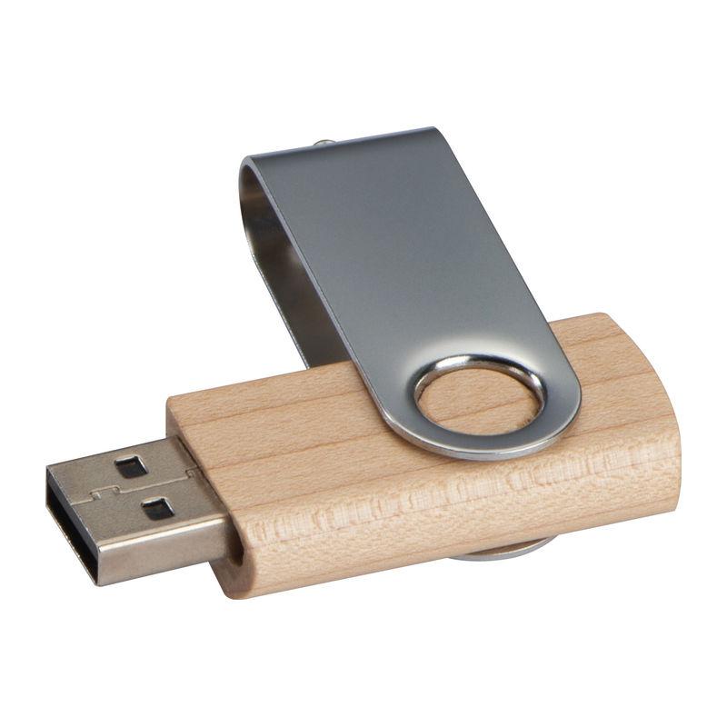 USB Twister din lemn (arțar) 4 GB