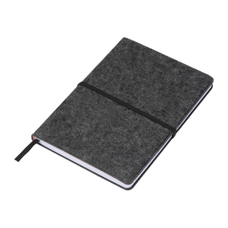 Notes A5 cu copertă din pâslă Gri
