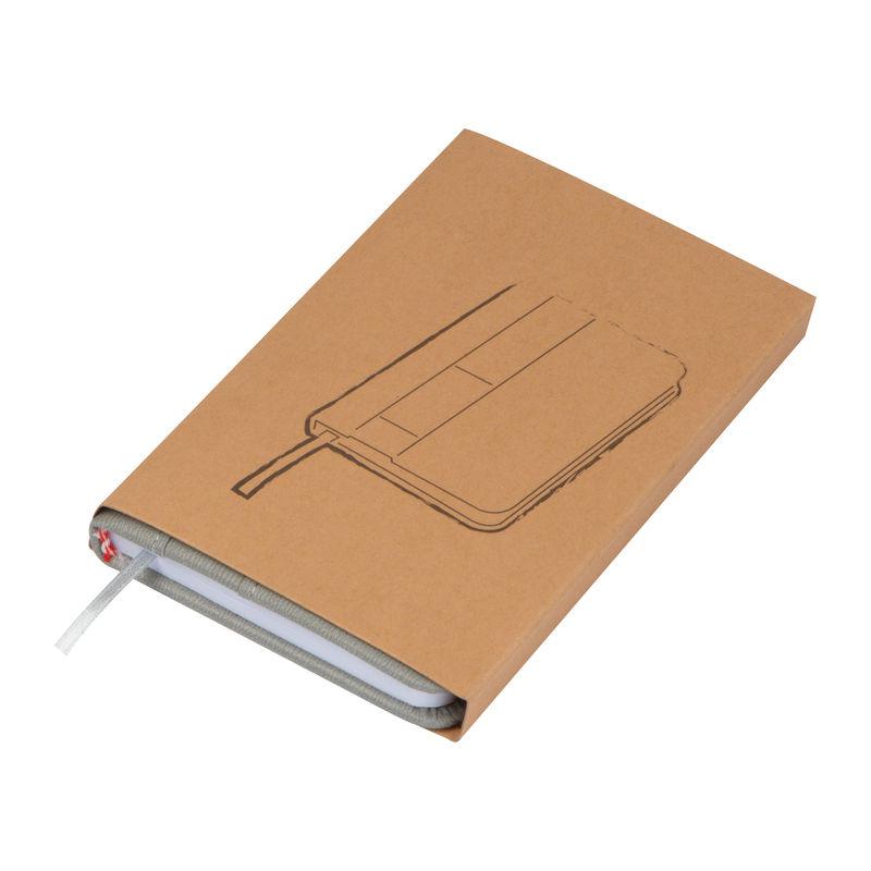 Notes A6 cu buzunar Gri