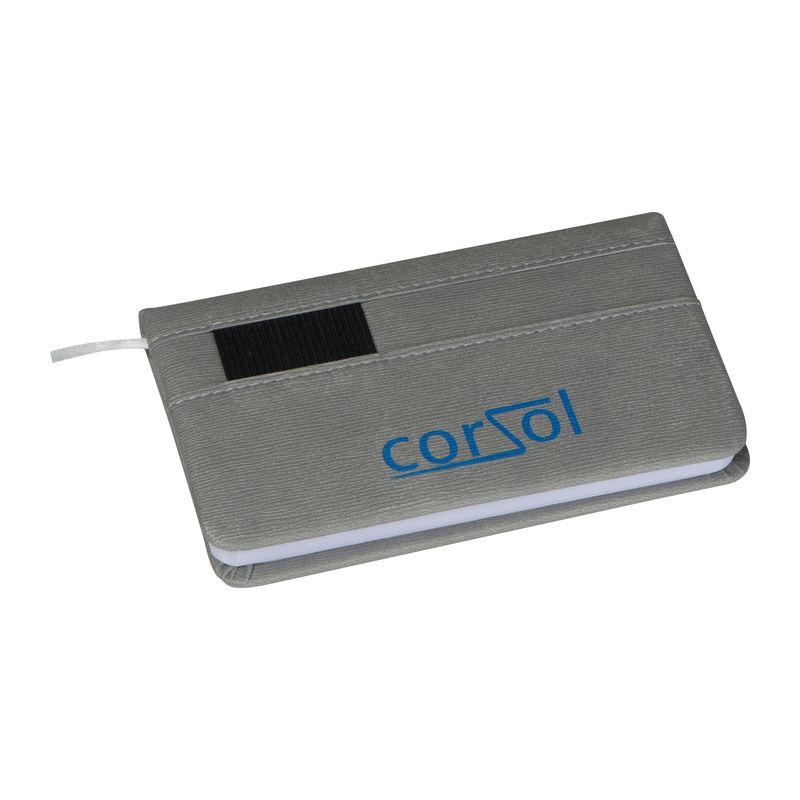 Notes A6 cu buzunar Gri