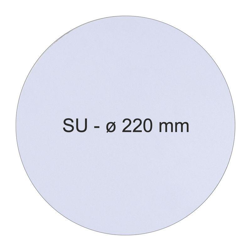 Mousepad rotund Alb