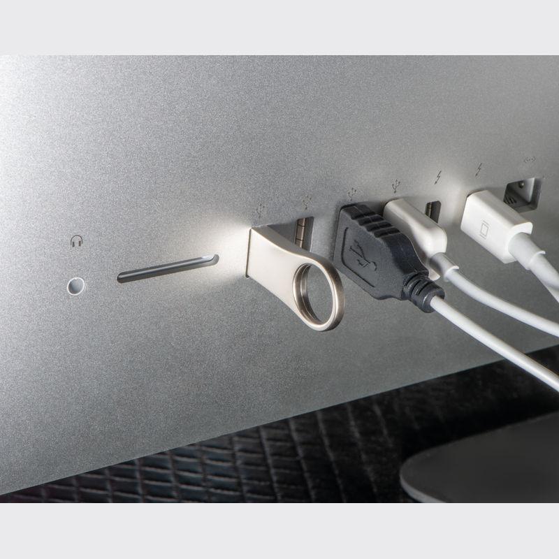USB metalic 8 GB Gri