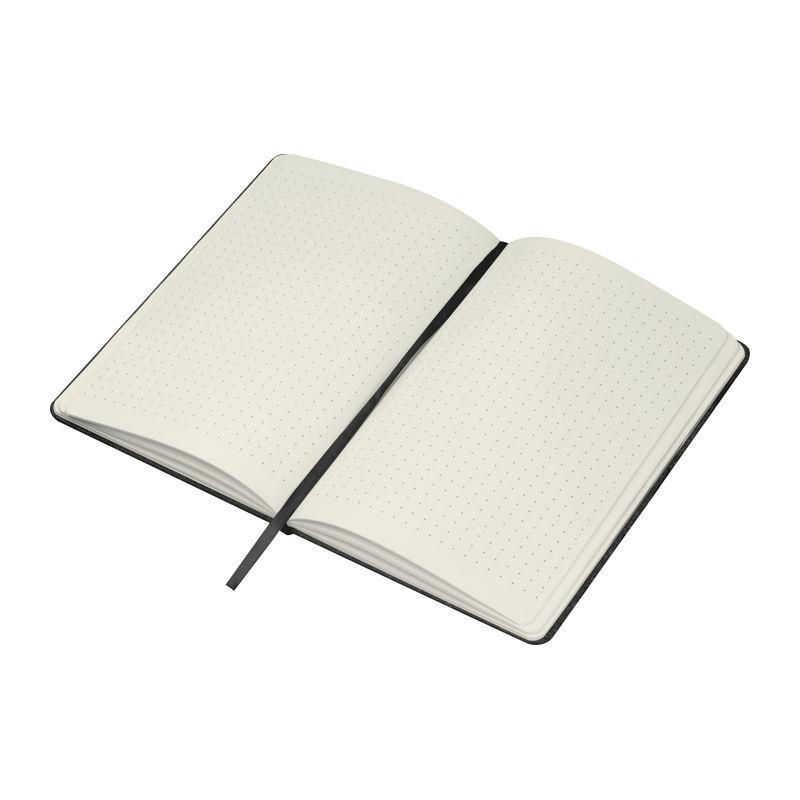 Notes A5 din hârtie reciclată Negru