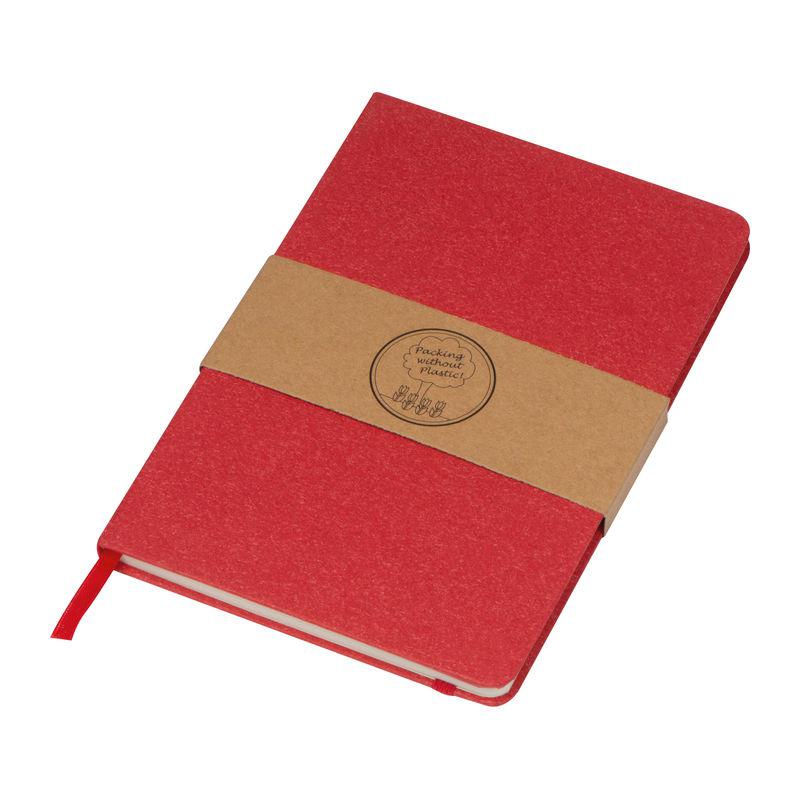 Notes A5 din hârtie reciclată Roșu