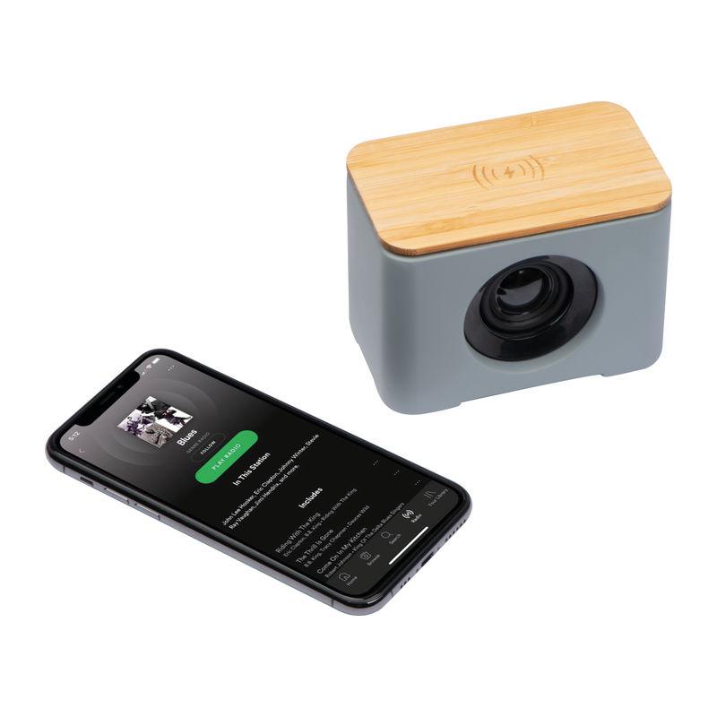 Boxă wireless cu încărcător Gri