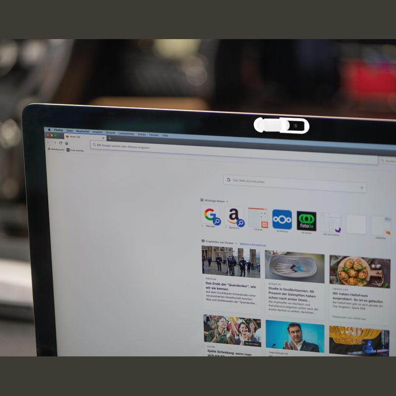 Protecție webcam Alb