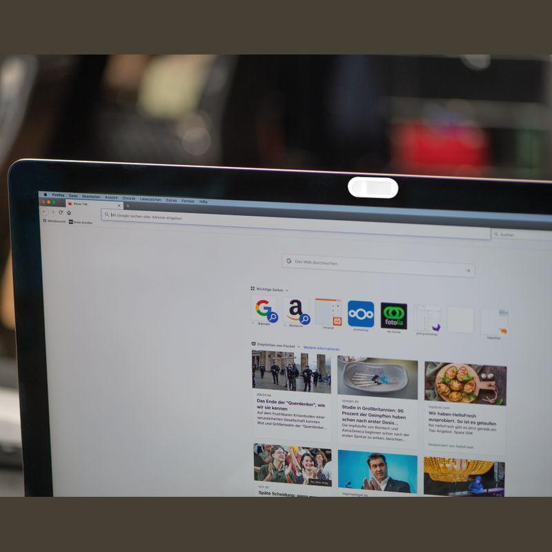 Protecție webcam Alb