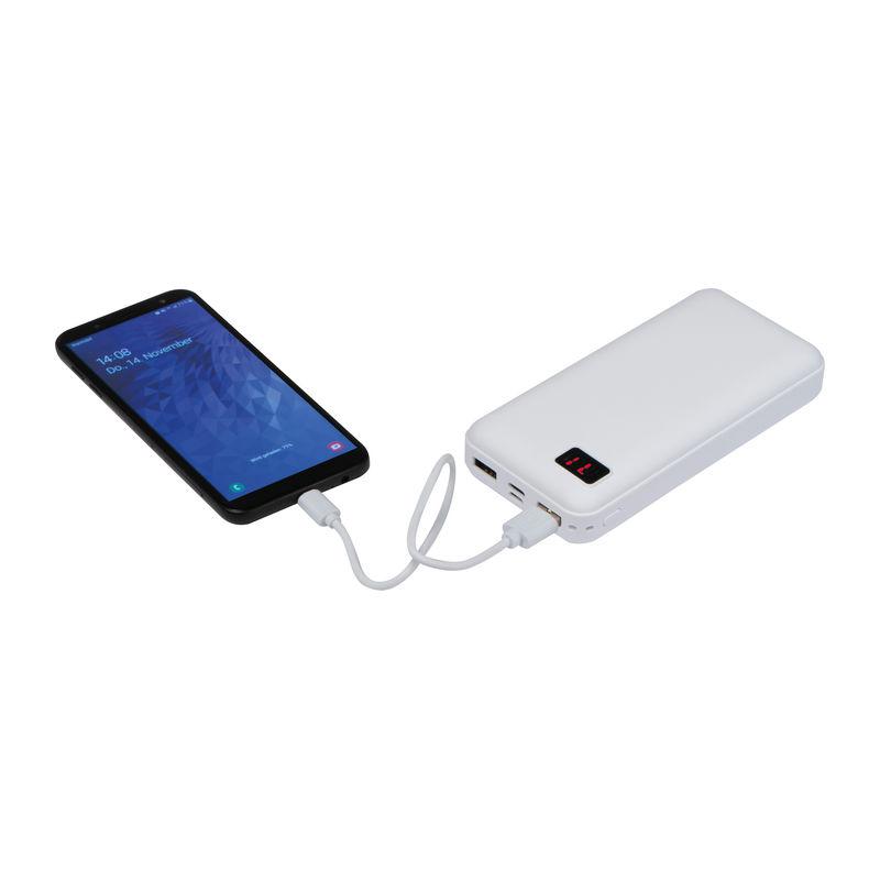 Powerbank de 20 000 mAh Alb