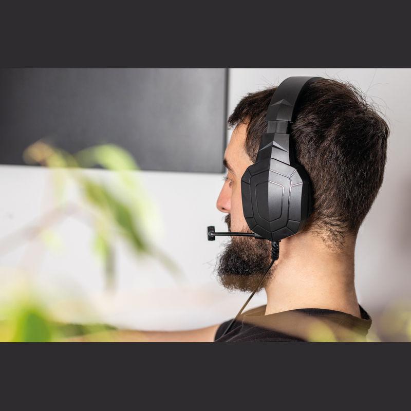 Căști cu microfon Negru