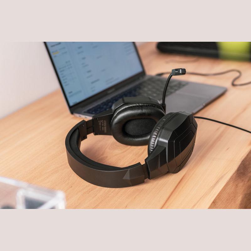 Căști cu microfon Negru