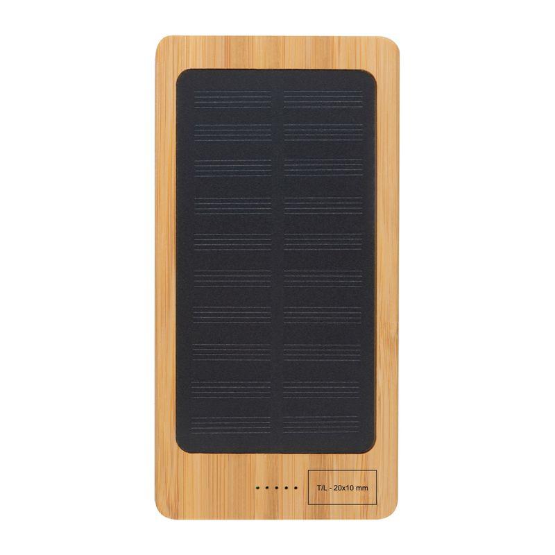 Powerbank solar 8000 mAh Beige