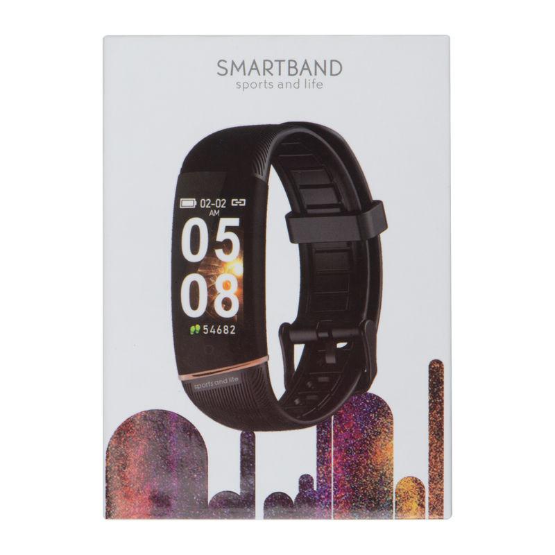 Brățară smart fitnes Negru